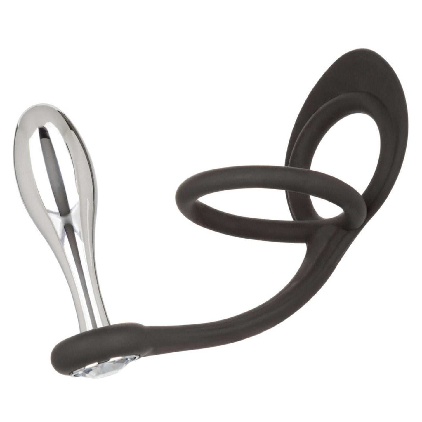 CalExotics Anal Star Fucker Teardrop - Anneau pénien double avec stimulateur