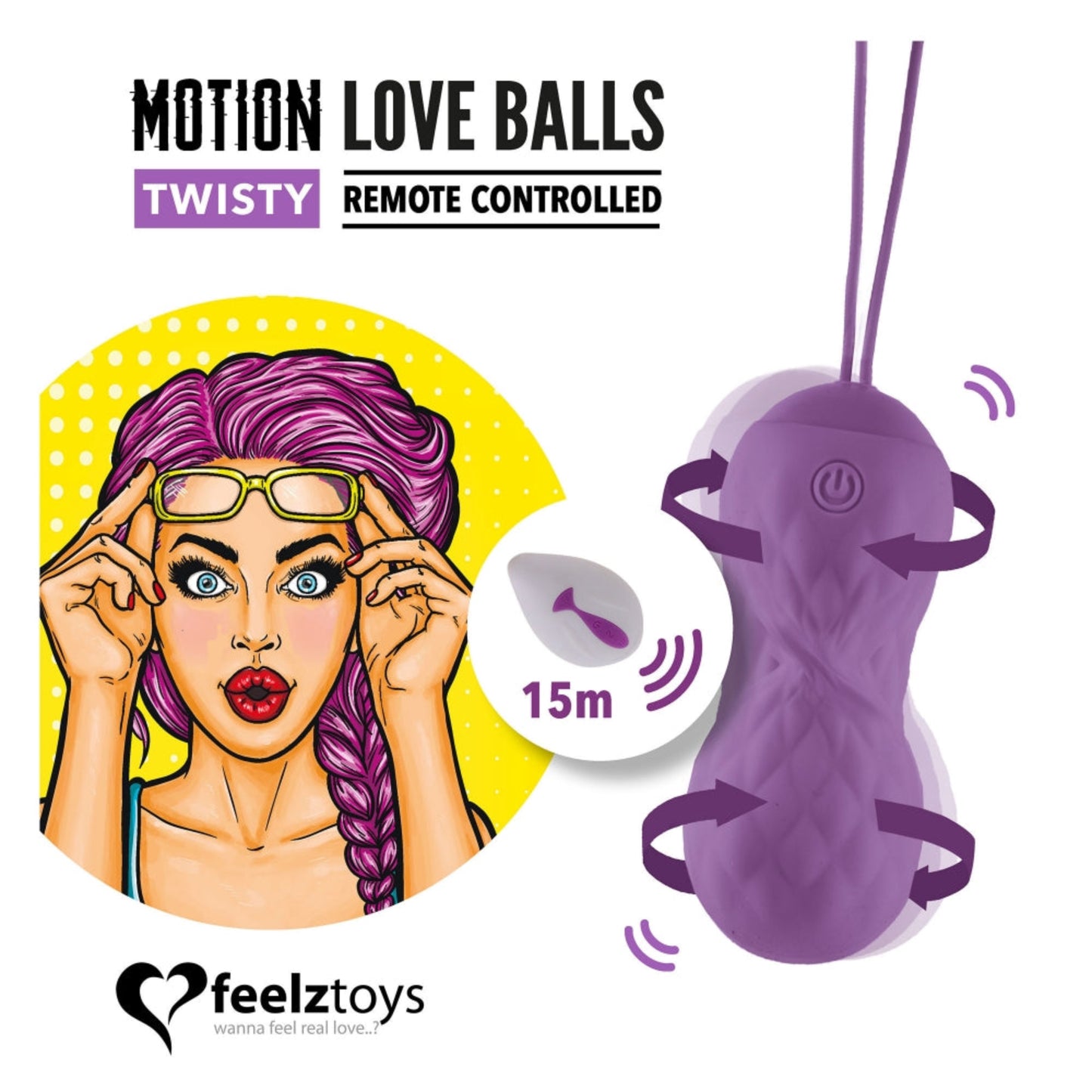 FeelzToys Twisty - Boules de Geisha rotatives