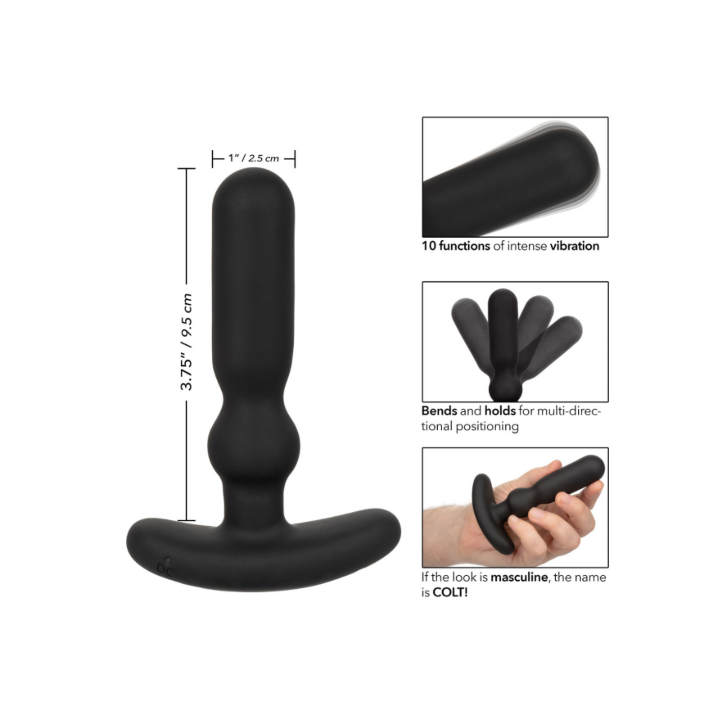 CalExotics Colt Rechargeable Anal-T - Plug anal vibrant