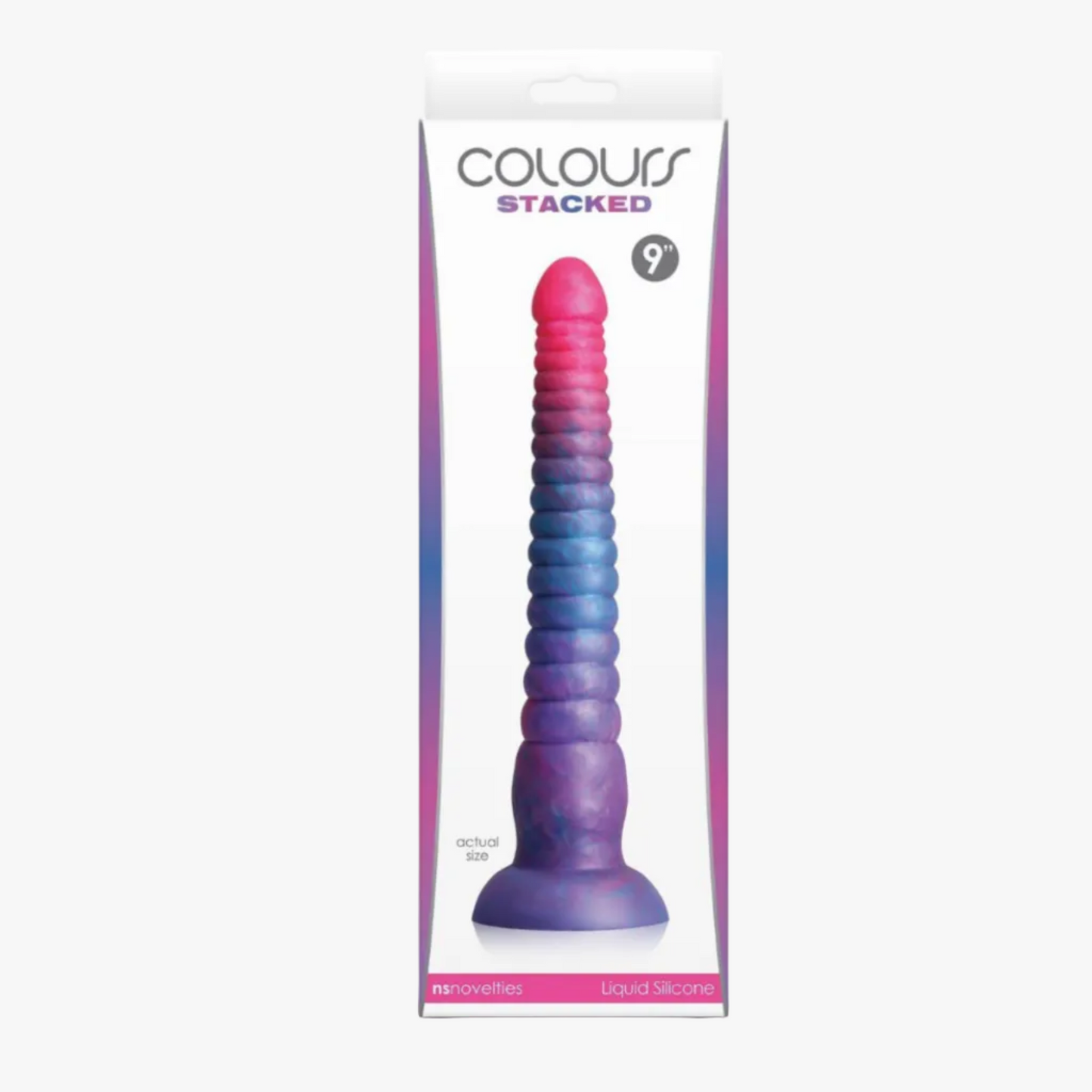 NSnovelties Coulours Stacked - Dildo en silicone 23 cm