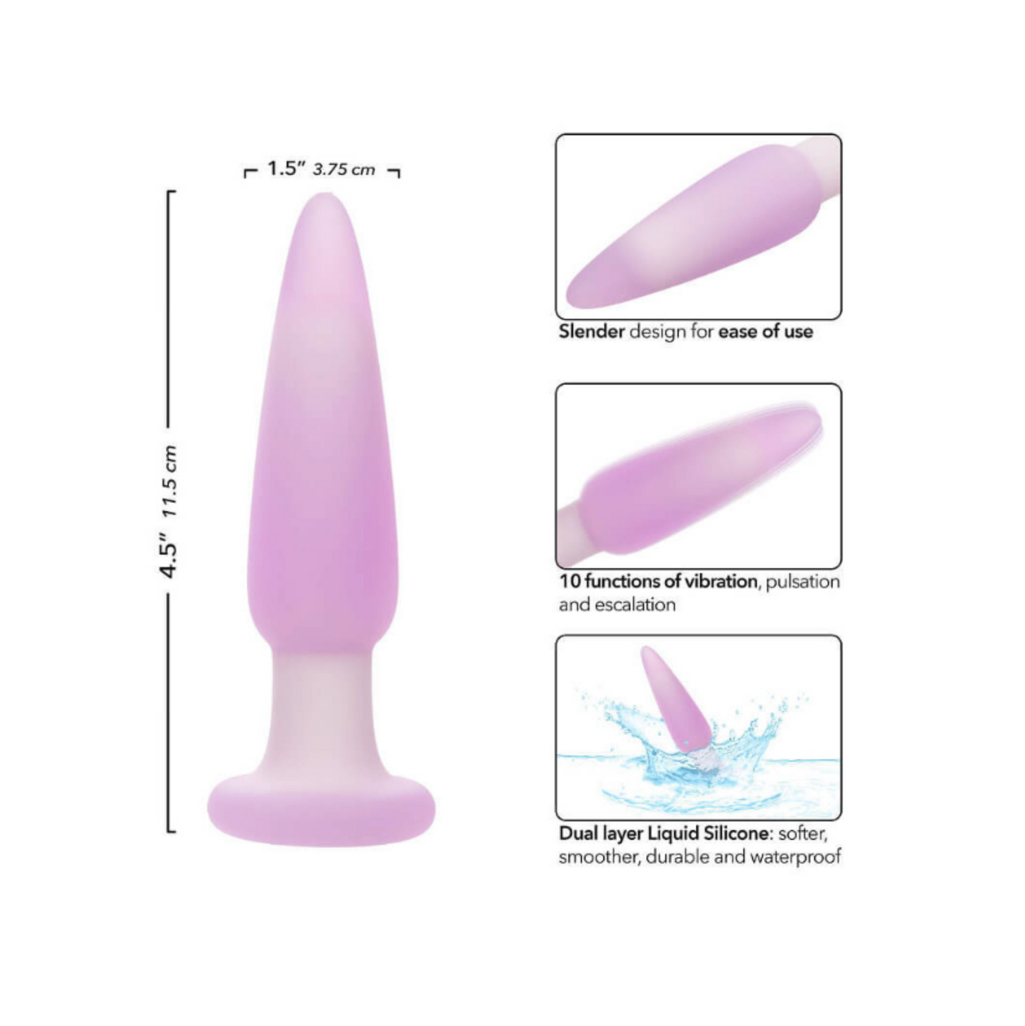 CalExotics Lavender Haze Slender Probe - Plug anal vibrant