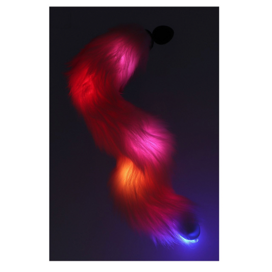 Taboom LED Unicorn Tail - Plug anal avec queue lumineuse