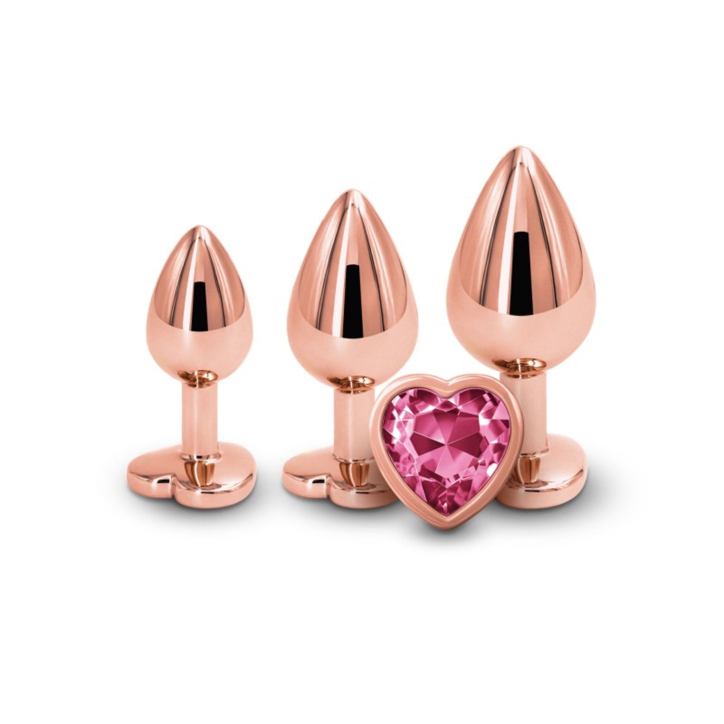 NSnovelties Rear Assets Heart  - Kit de plugs anaux