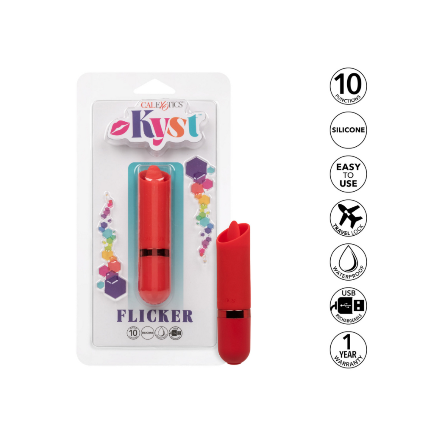 CalExotics Kyst Flicker - Stimulateur clitoridien