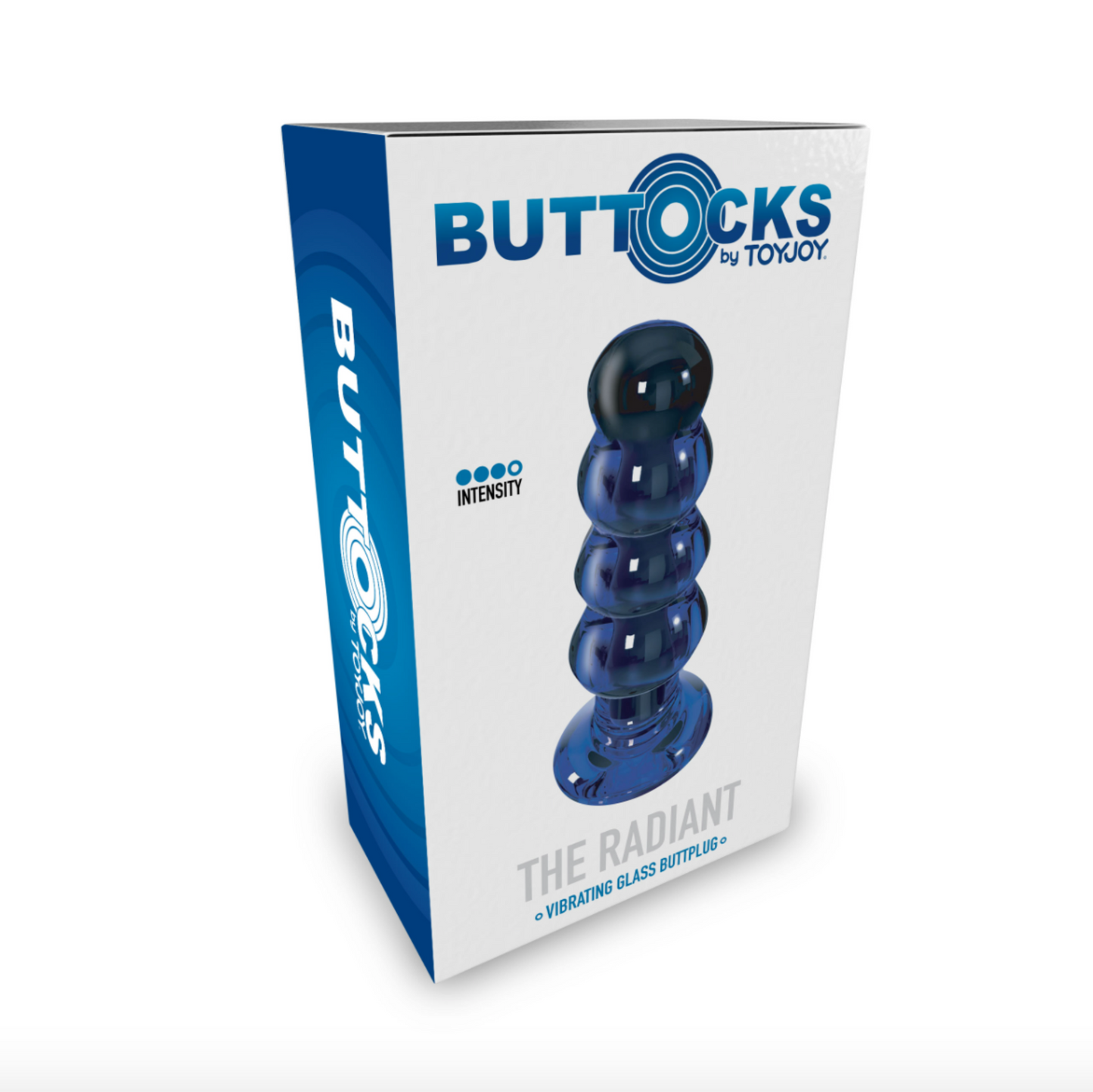 ToyJoy Buttocks The Radiant - Plug vibrant en verre