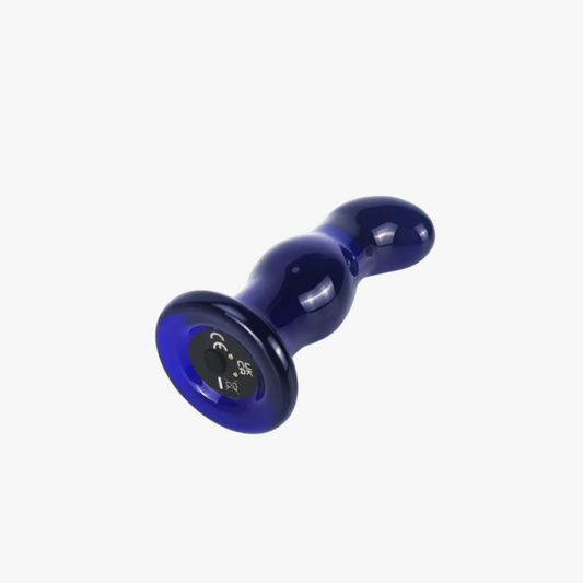 ToyJoy Buttocks The Gleaming - Plug anal vibrant en verre