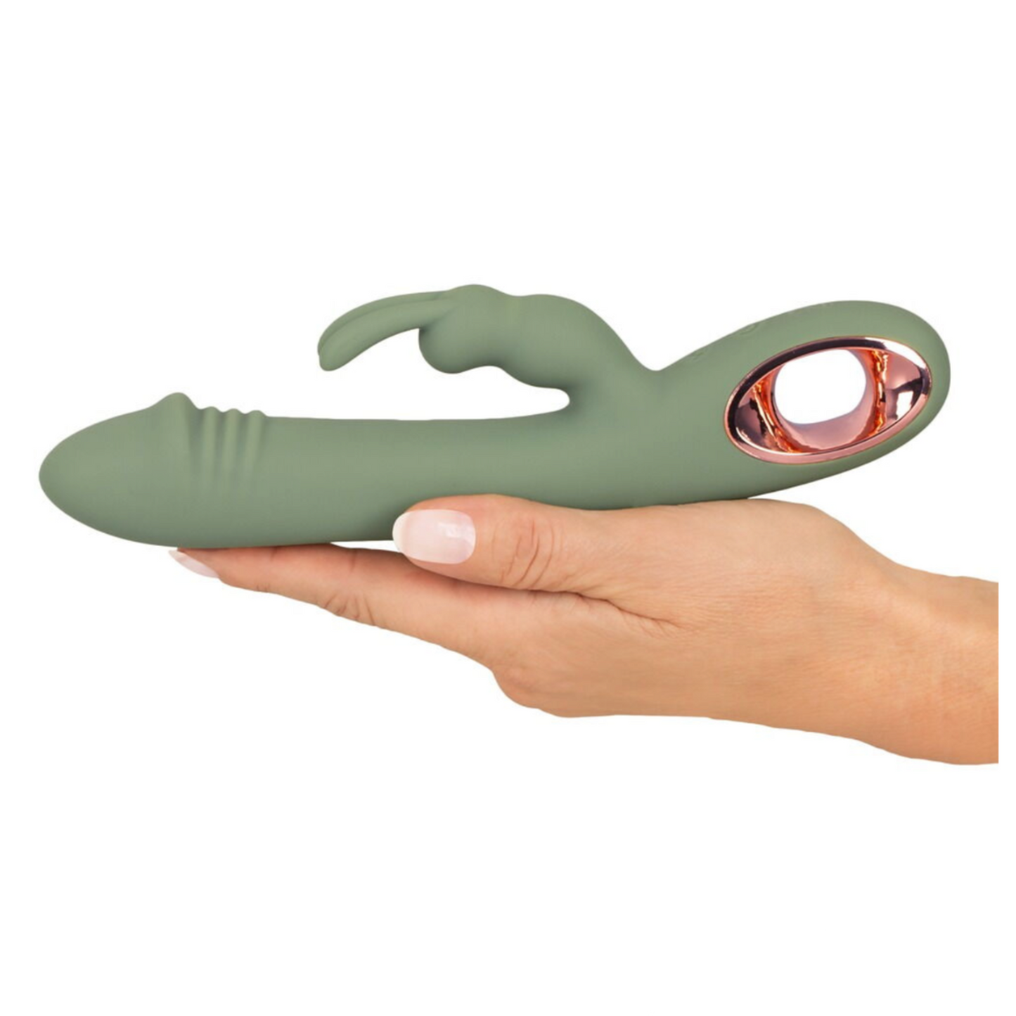 You2Toys Slim Rabbit Olive - Vibromasseur rabbit