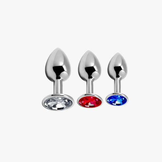 Alive Anal Pleasure - Kit de plugs anaux en métal