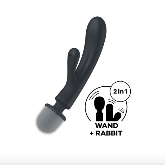 Satisfyer Triple Lover - Vibromasseur rabbit et wand