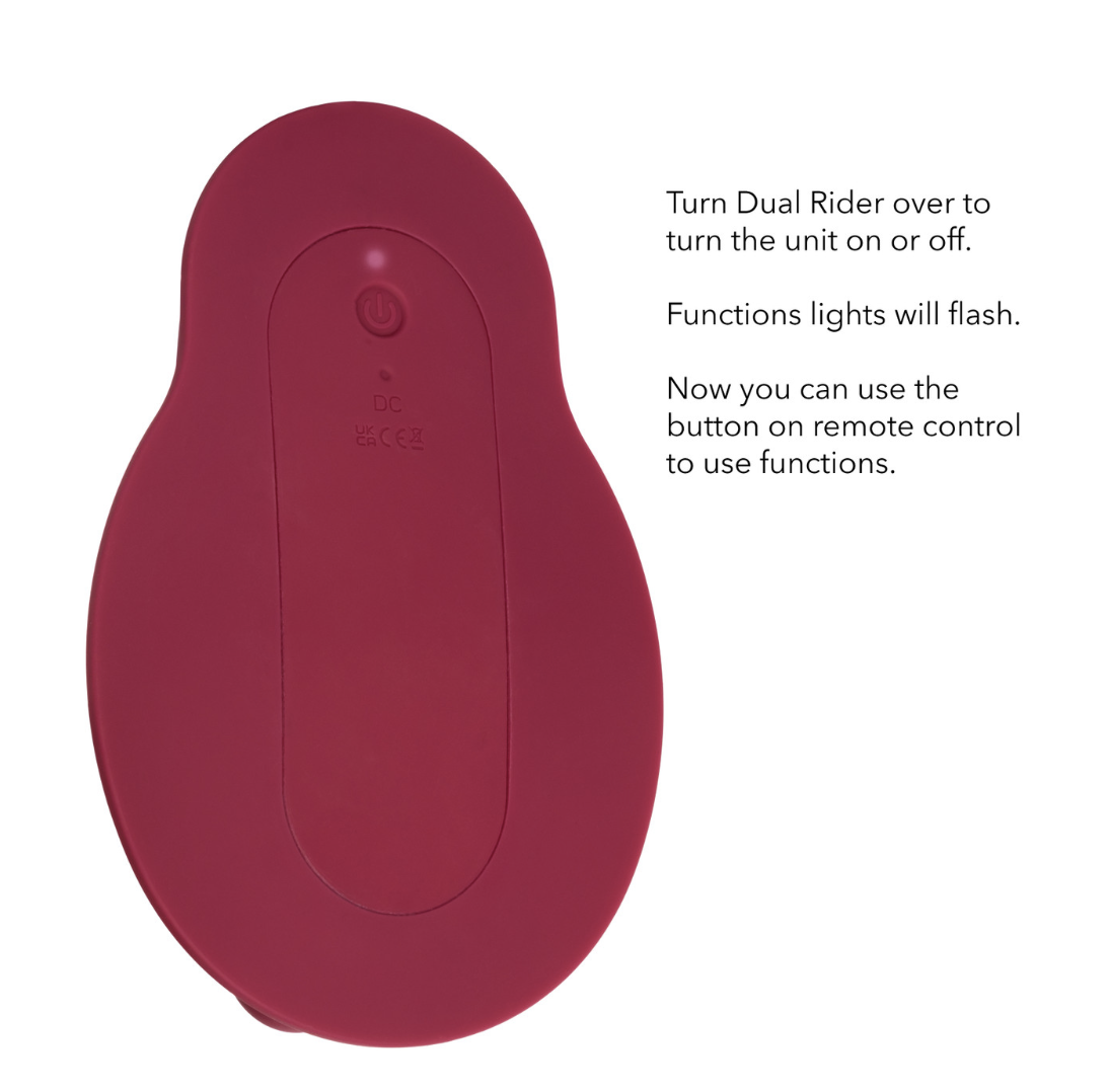 CalExotics Dual Rider™ Remote Control Thrust & Grind - Vibromasseur à double action
