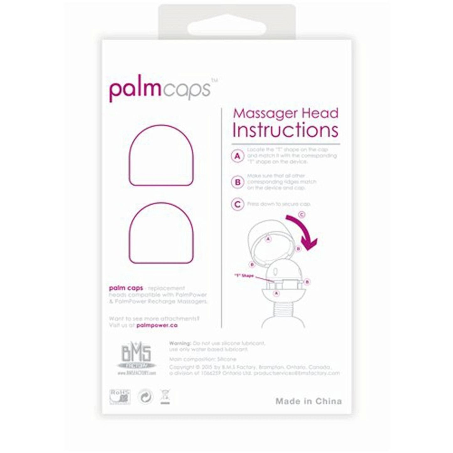 Têtes PalmCaps pour PalmPower