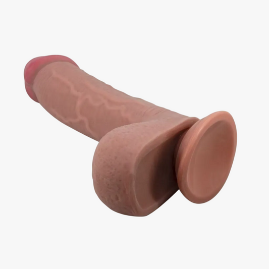 Pretty Love Baile Sliding Skin - Gode Ventouse Réaliste 23.4 cm