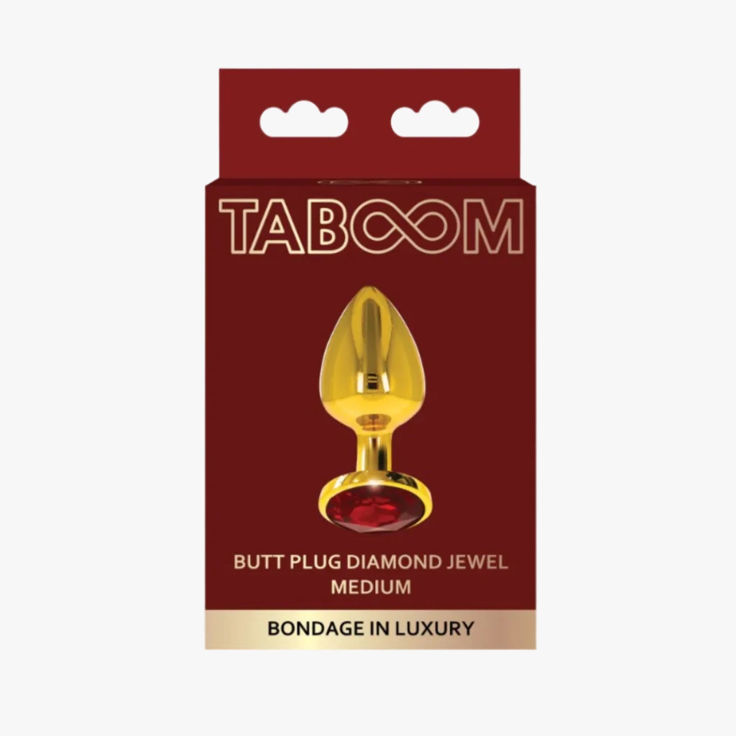 Taboom Diamond Jewel Medium - Plug anal en aluminium