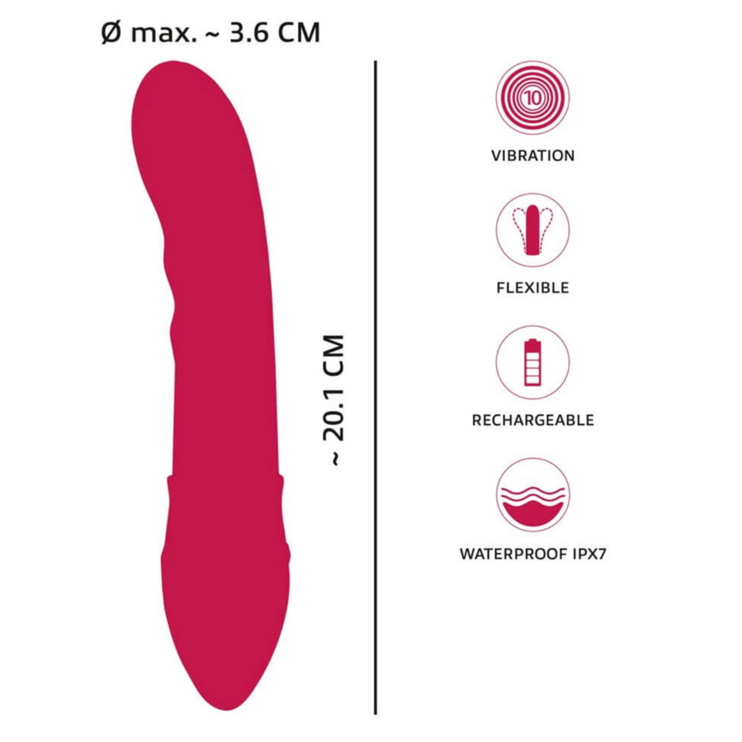 You2Toys Showers To Orgasm - Vibromasseur et pommeau de douche 2-en-1