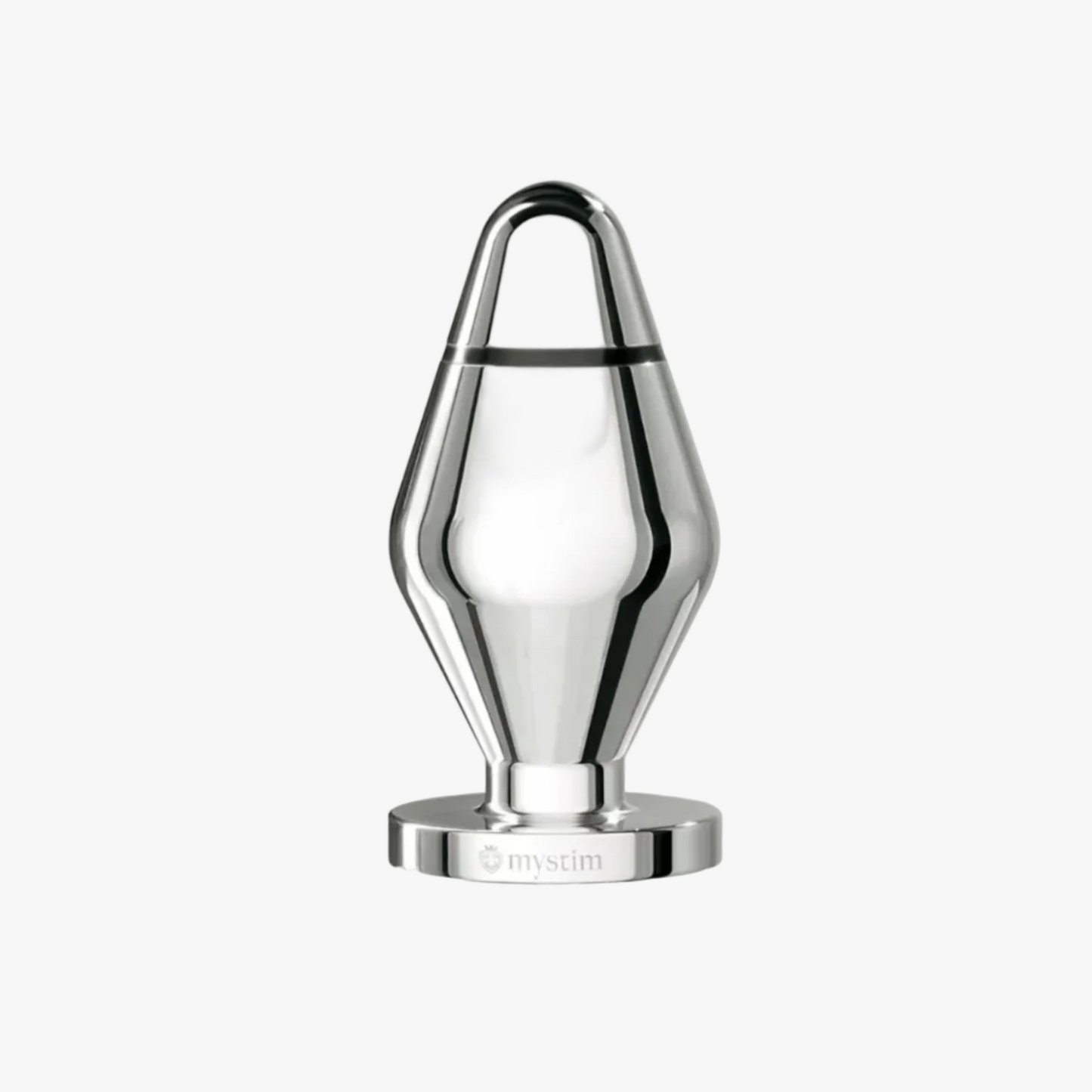 Mystim E-Stim Big John - Plug anal aluminium