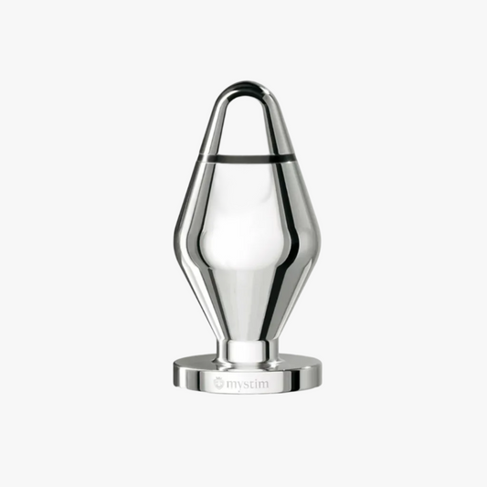 Mystim E-Stim Big John - Plug anal aluminium