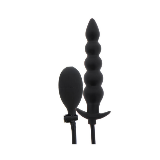 Hidden Desire Extreme Inflatable Ribbed Plug - Plug anal gonflable