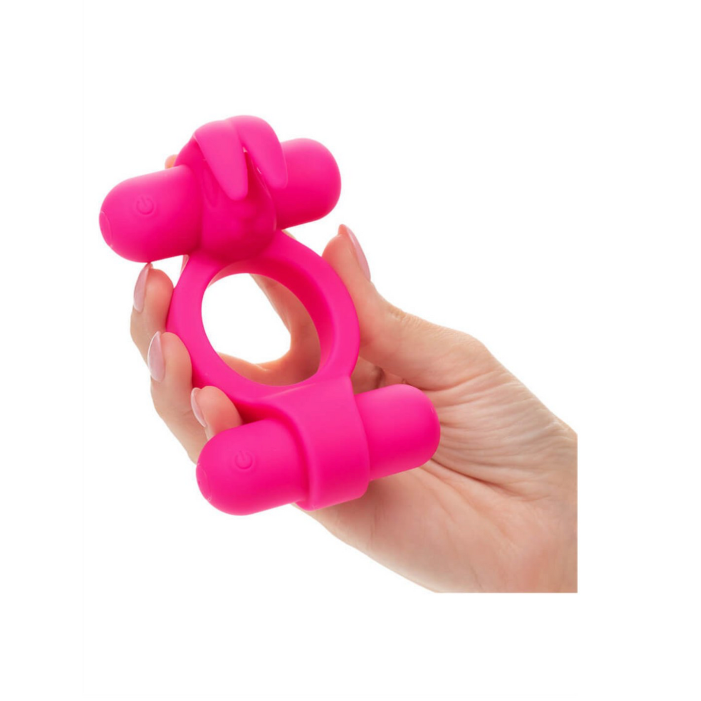 CalExotics Rockin' Rabbit - Anneau vibrant double moteur