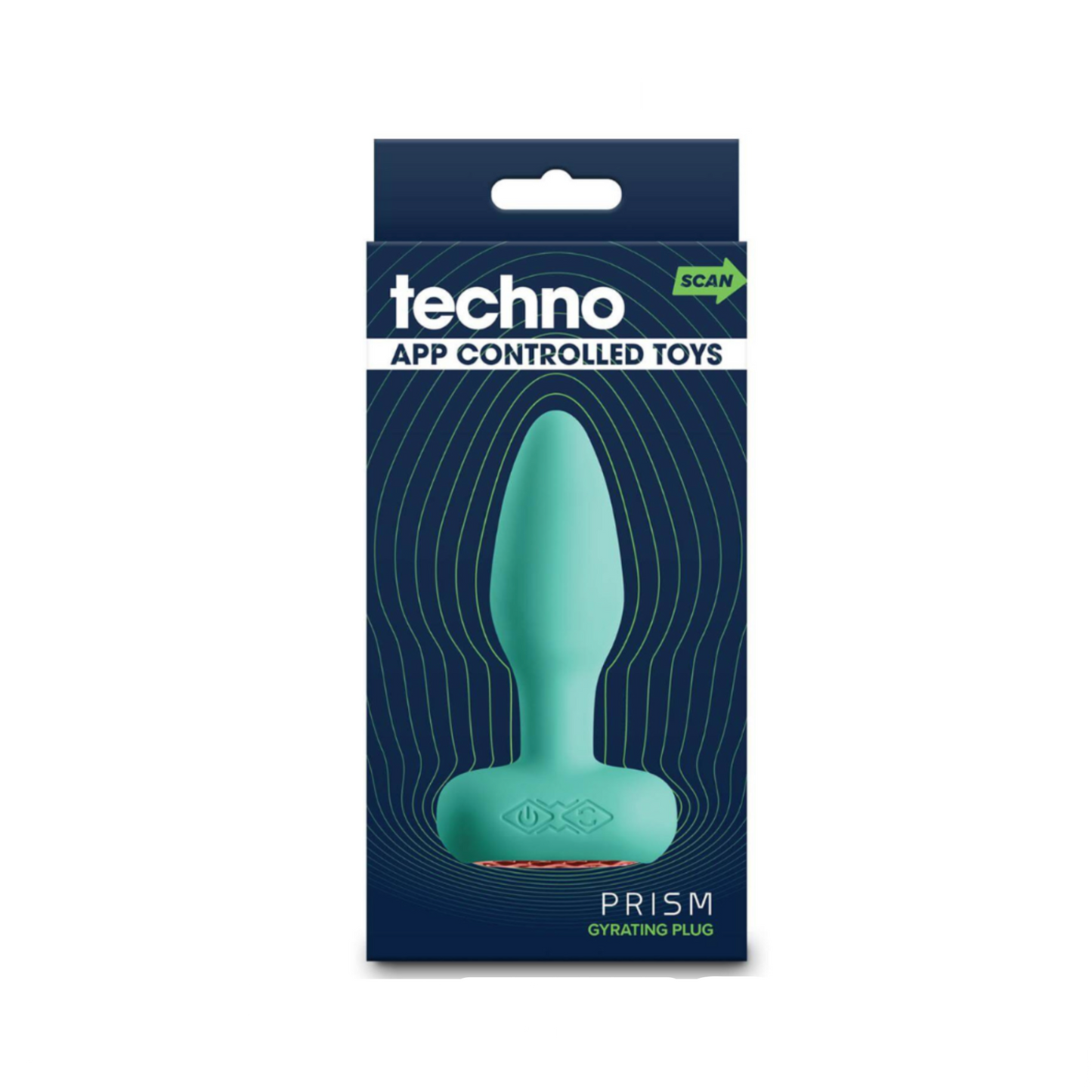 NSnovelties Techno Prism - Plug anal rotatif connecté