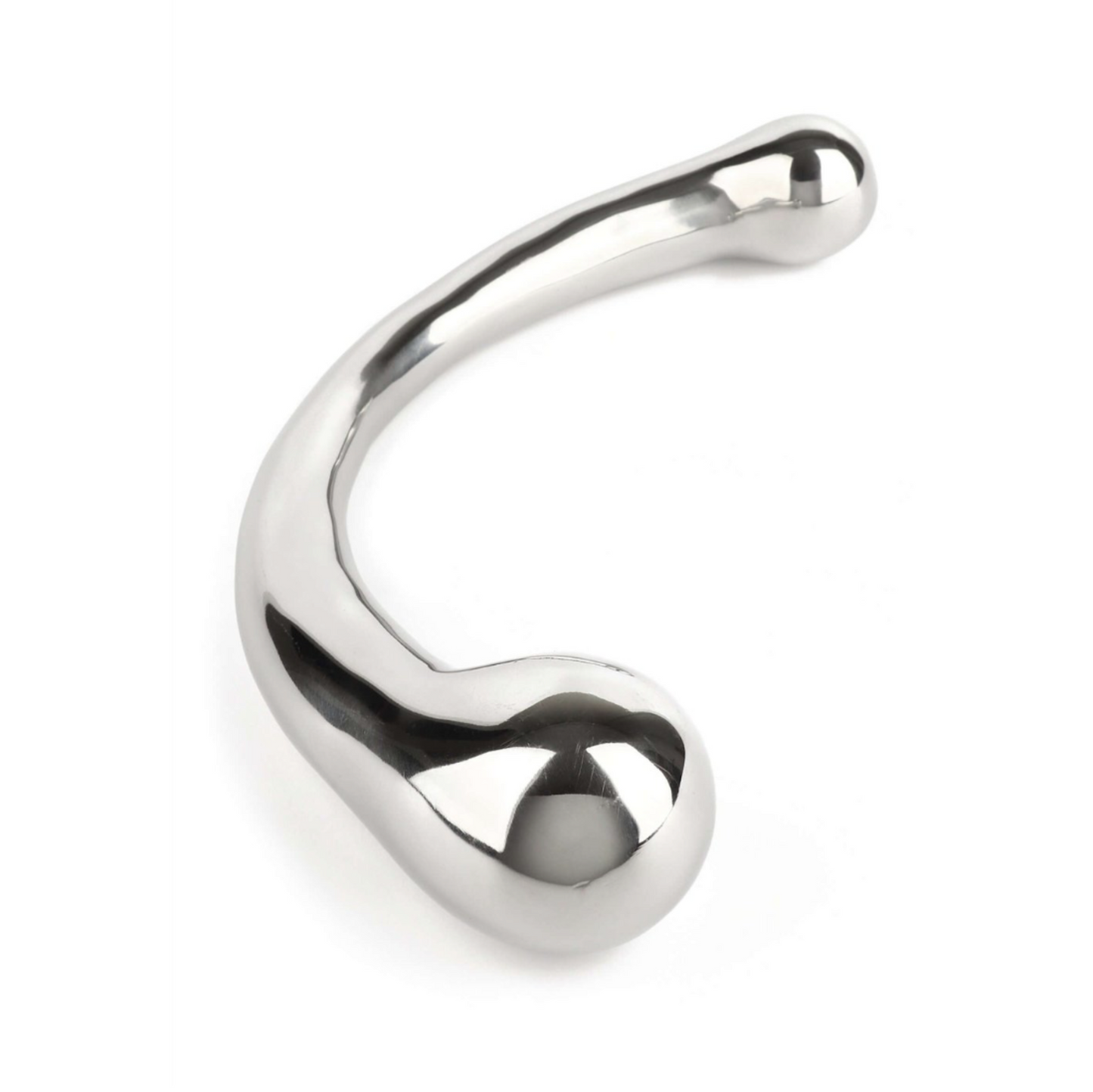 Mr. Steel The Curvy G-spot Double Ended - Dildo en Acier