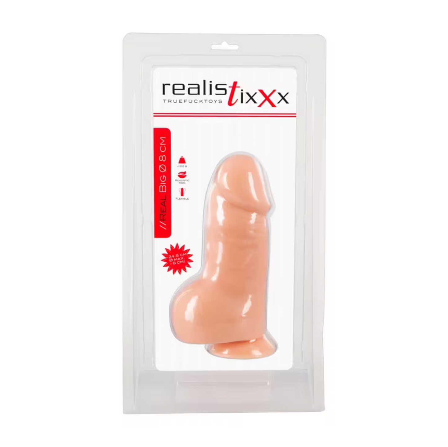 Realistixxx Real Big - Gode XXXL 24.5 cm
