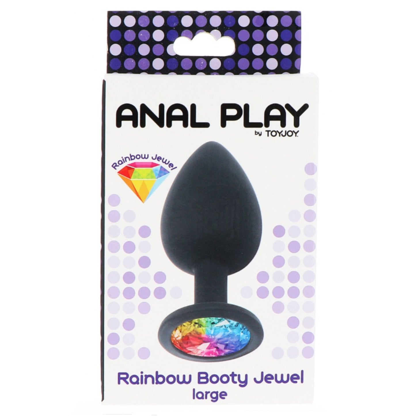ToyJoy Rainbow Booty Jewel Large - Plug anal