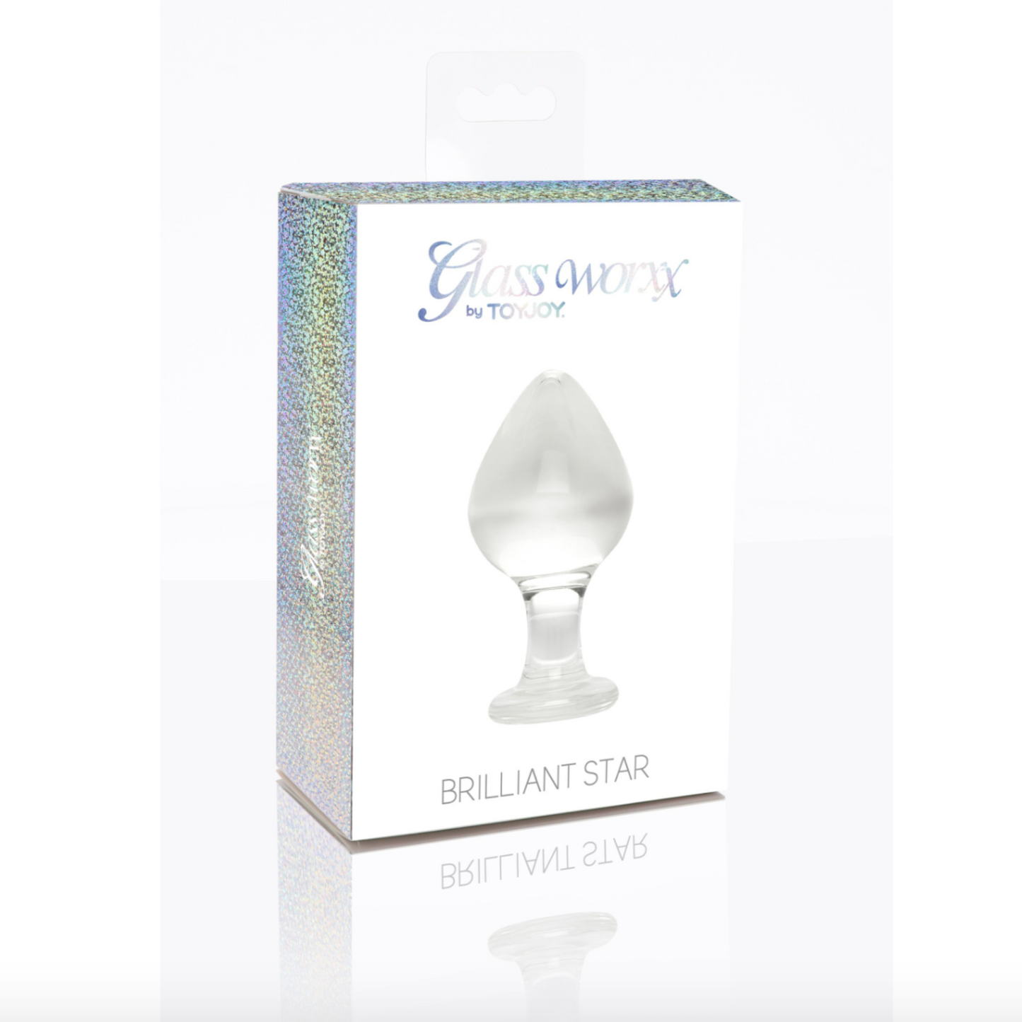 ToyJoy Glass Worxx Brilliant Star - Plug anal en verre