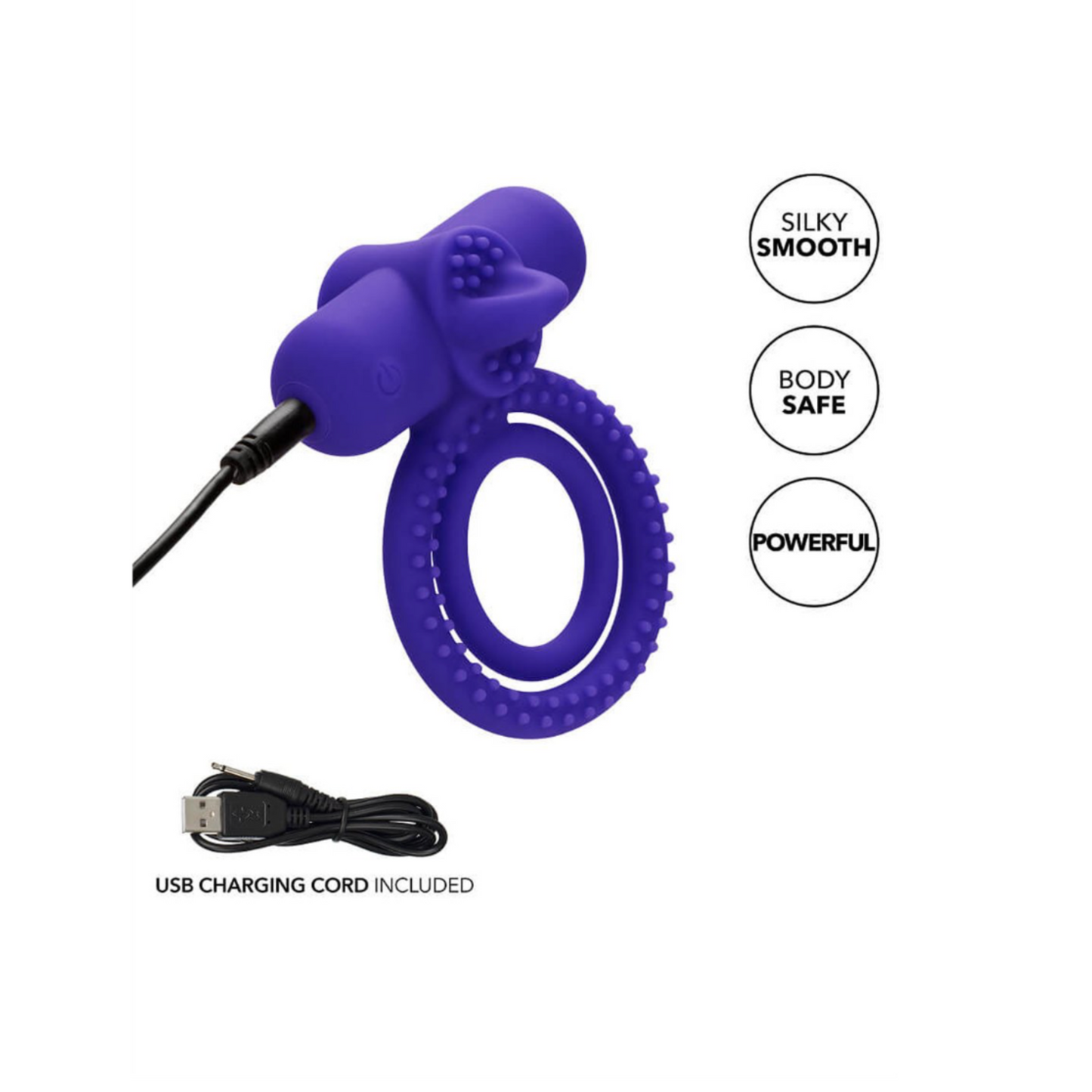 CalExotics Dual Climaxer - Anneau vibrant double
