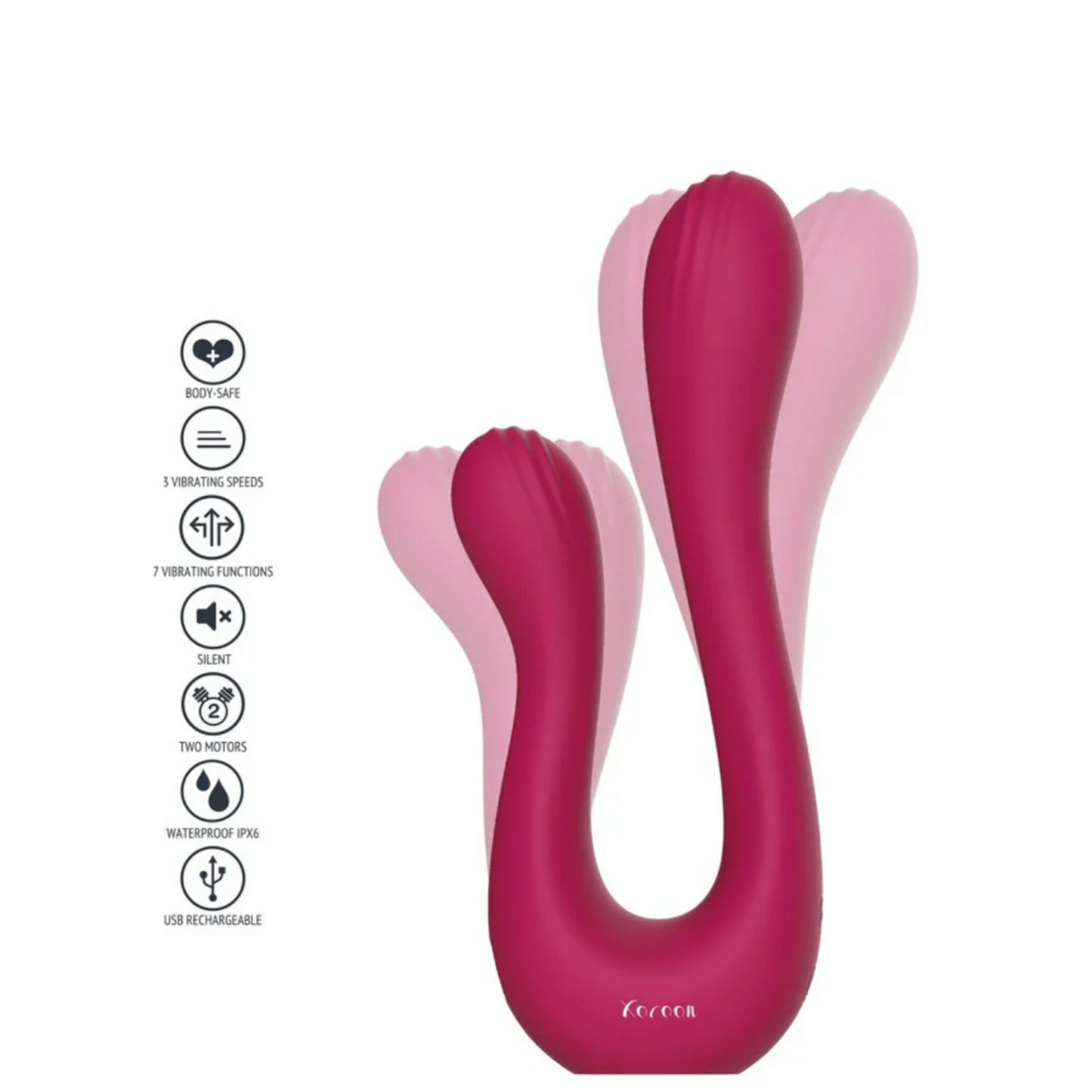 Xocoon Sync Sensation - Vibromasseur rabbit  2 en 1
