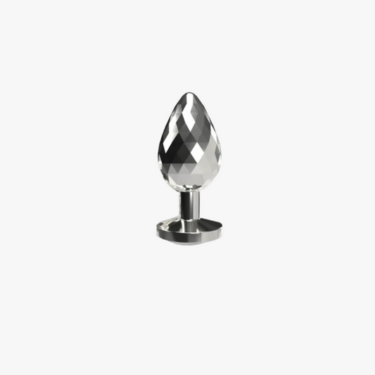 ToyJoy Disco Diamond Plug Medium - Plug anal en aluminium