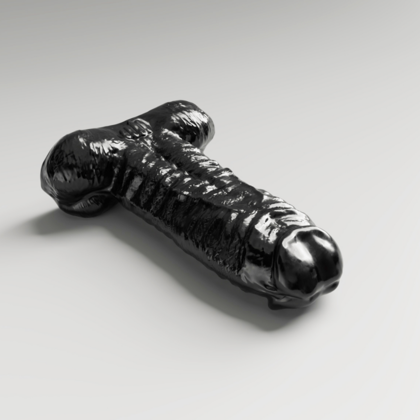 Steroïd All Black The Personal Trainer - Dildo Double Pénis XXXL