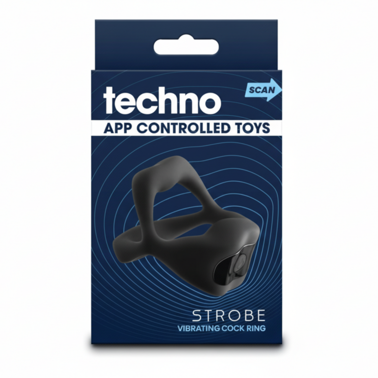 NS Novelties Techno Strobe - Anneau vibrant connecté