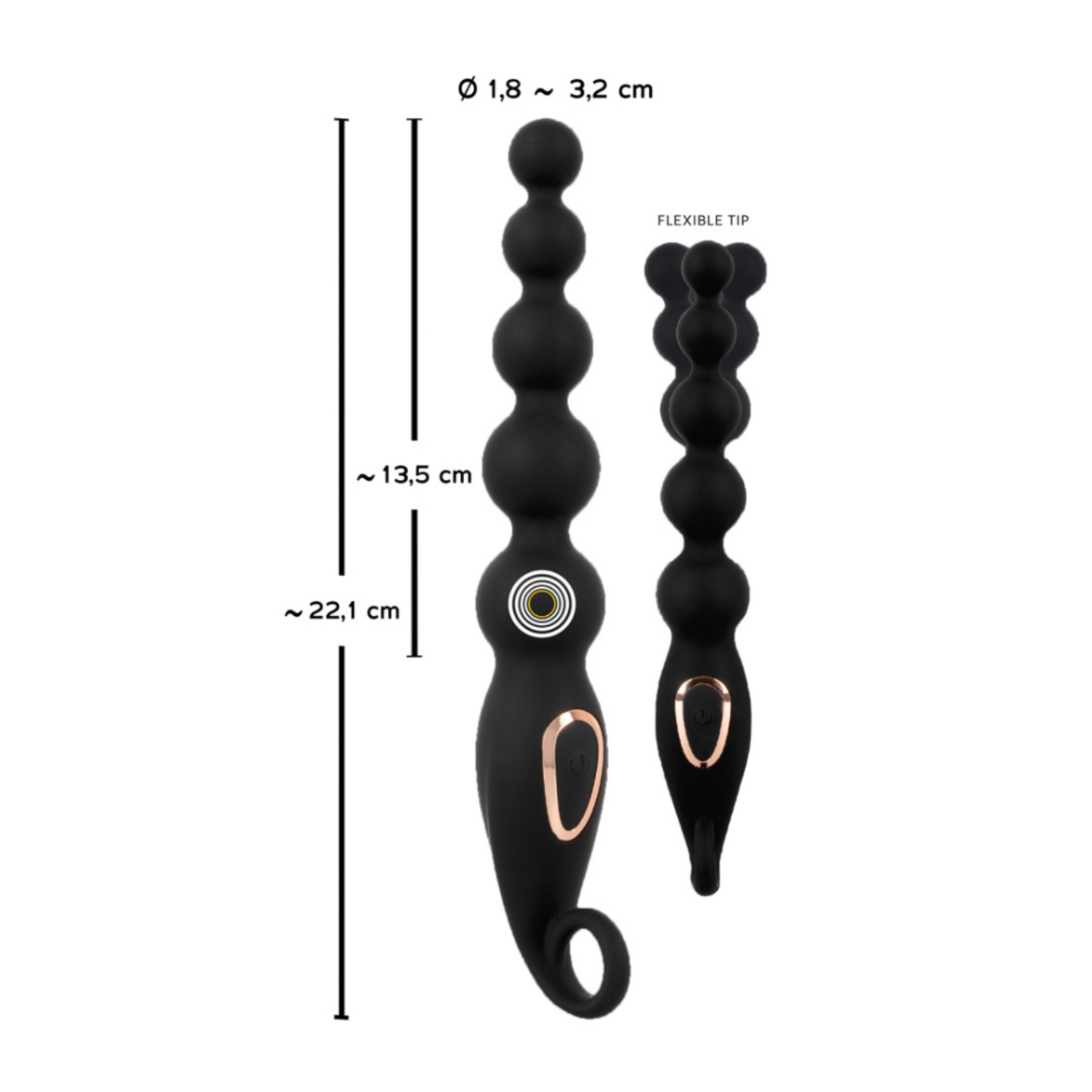 Anos Anal Beads - Chapelet anal vibrant