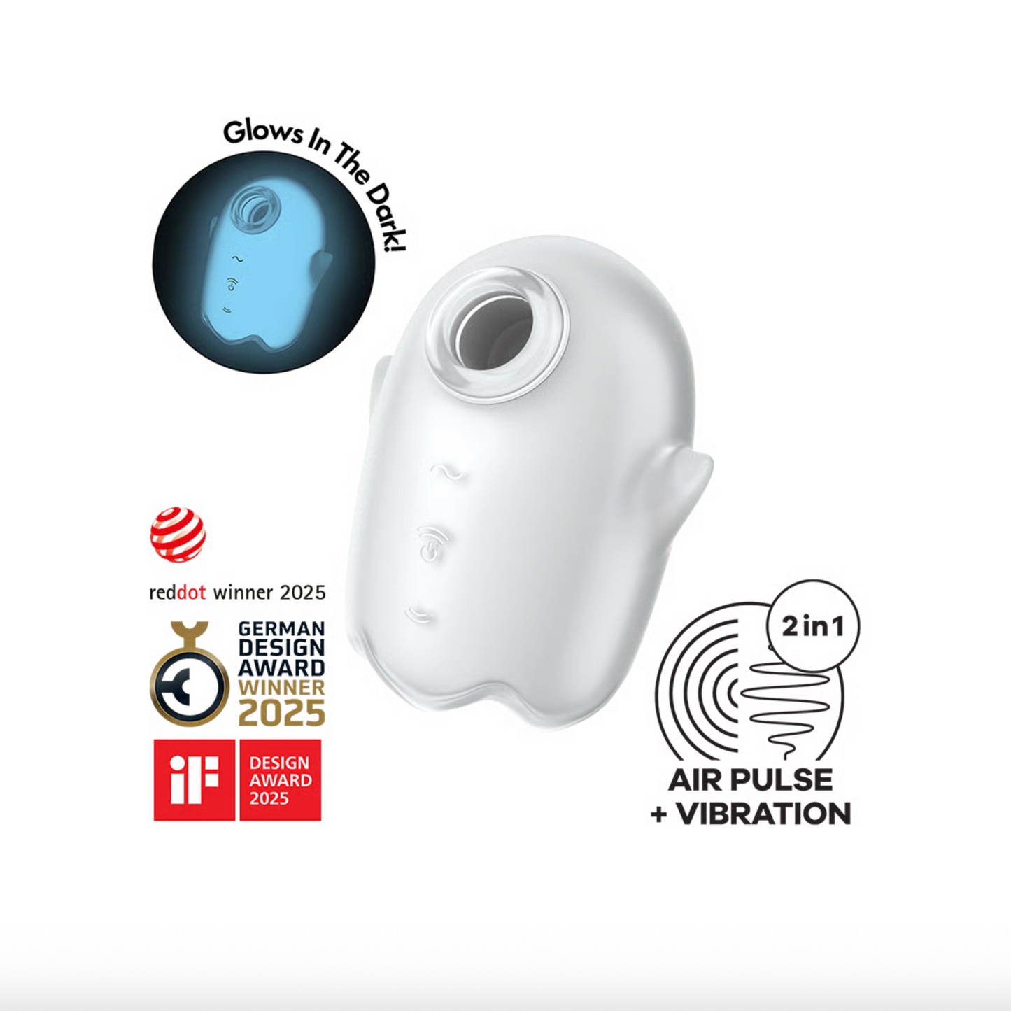 Satisfyer Glowing Ghost - Stimulateur clitoridien