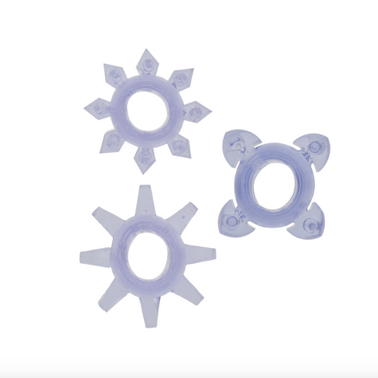 ToyJoy Tickle C-Rings - Kit de 3 anneau péniens