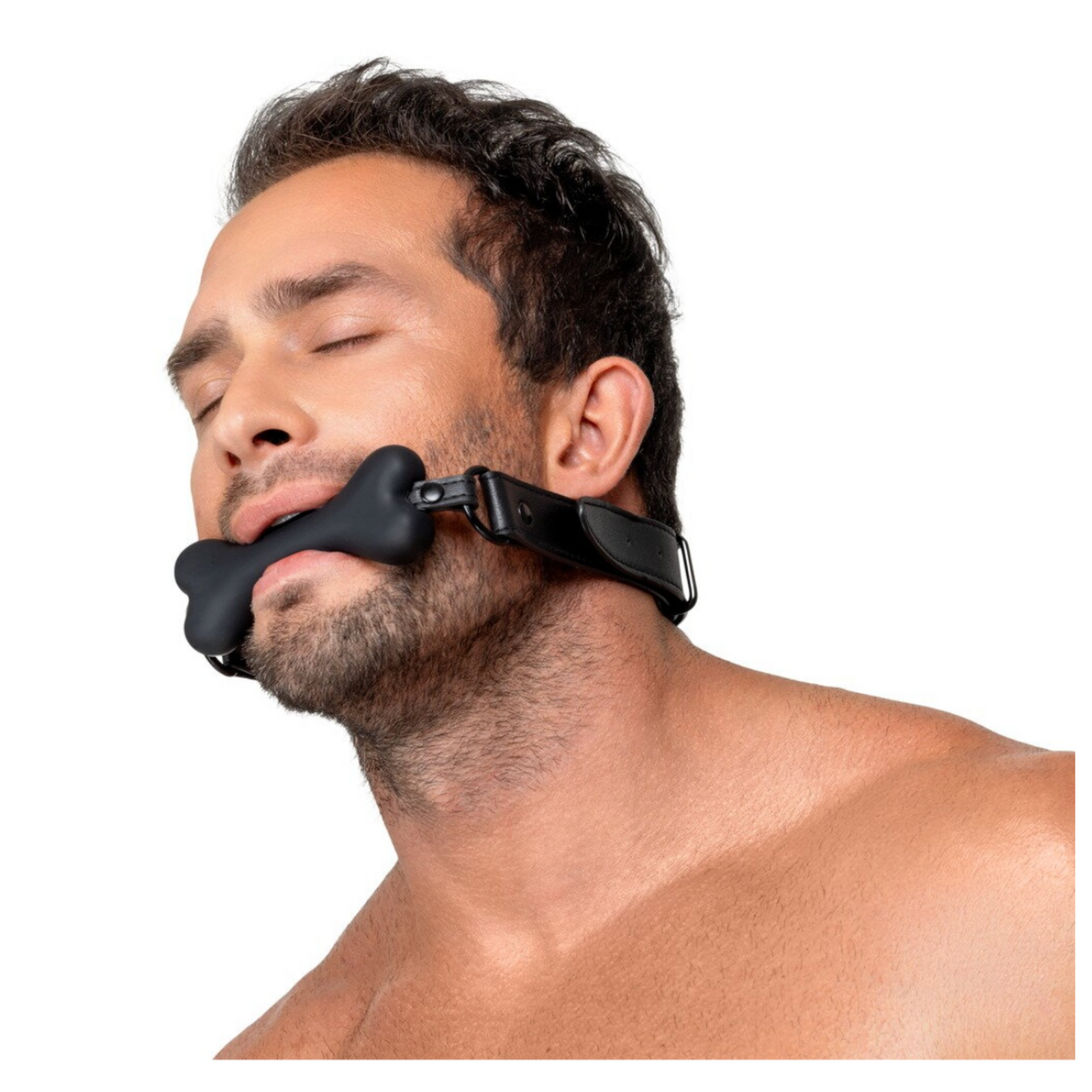 Bad Kitty Bone Gag - Bâillon os de chien en silicone