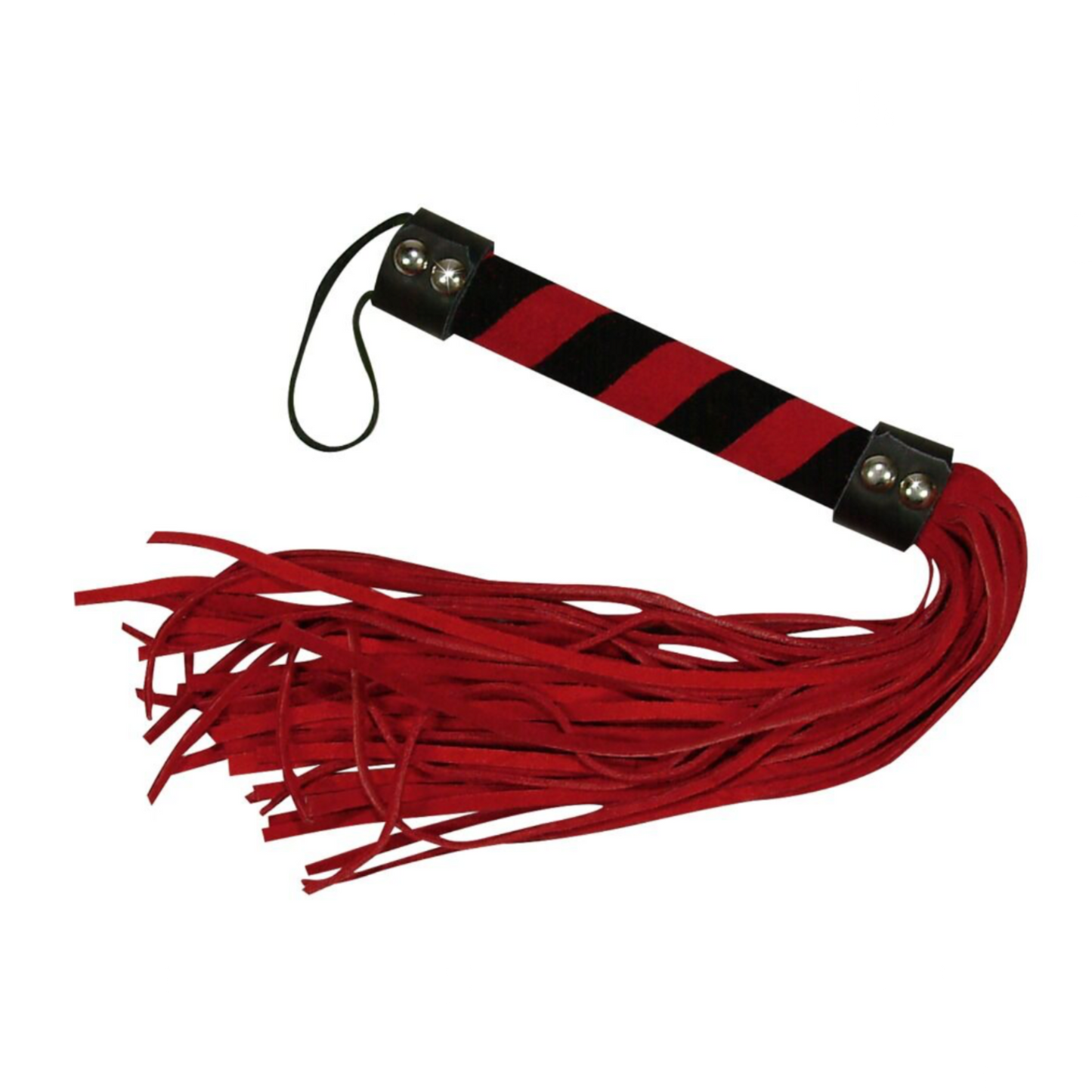 Bad Kitty Flogger - Fouet rouge et noir