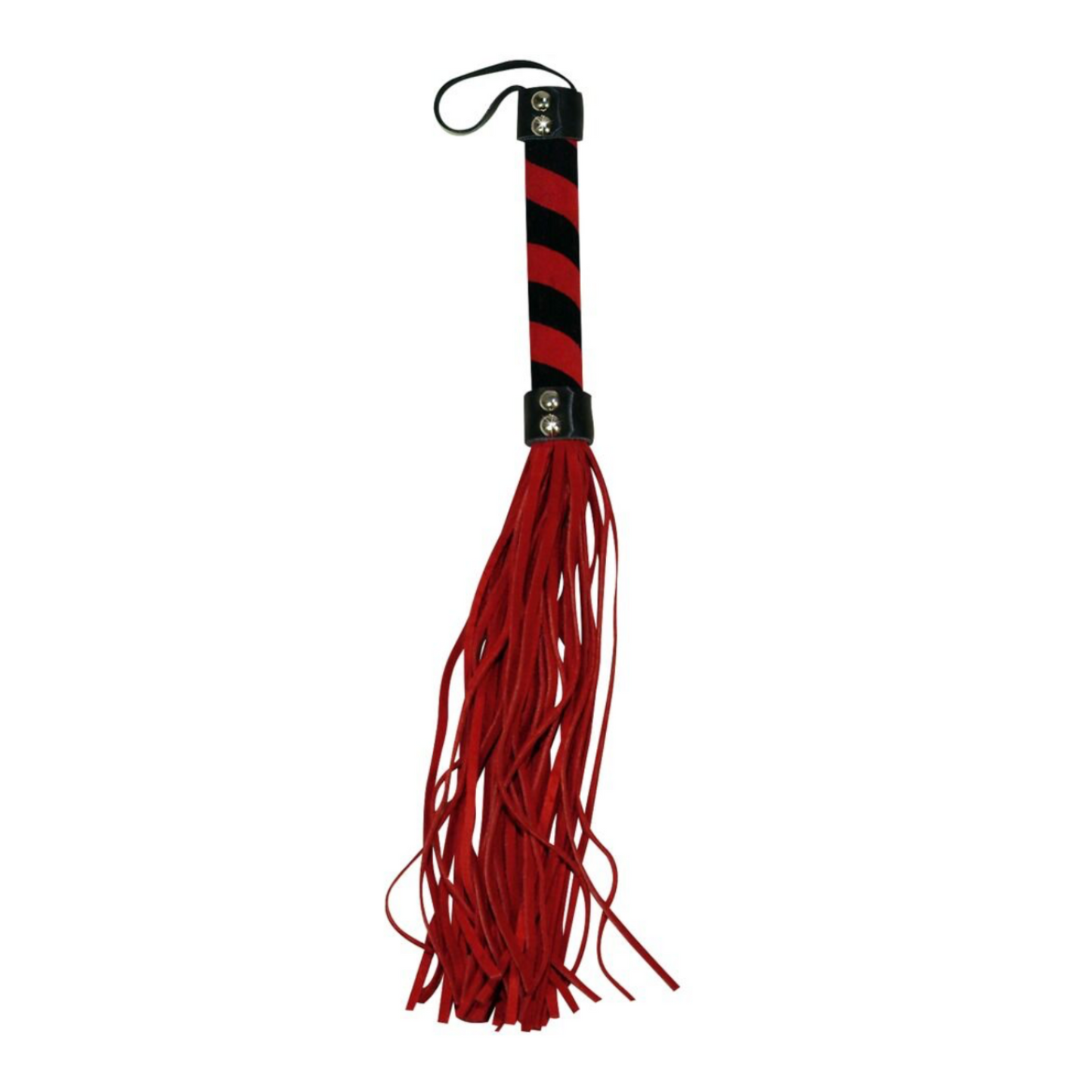 Bad Kitty Flogger - Fouet rouge et noir