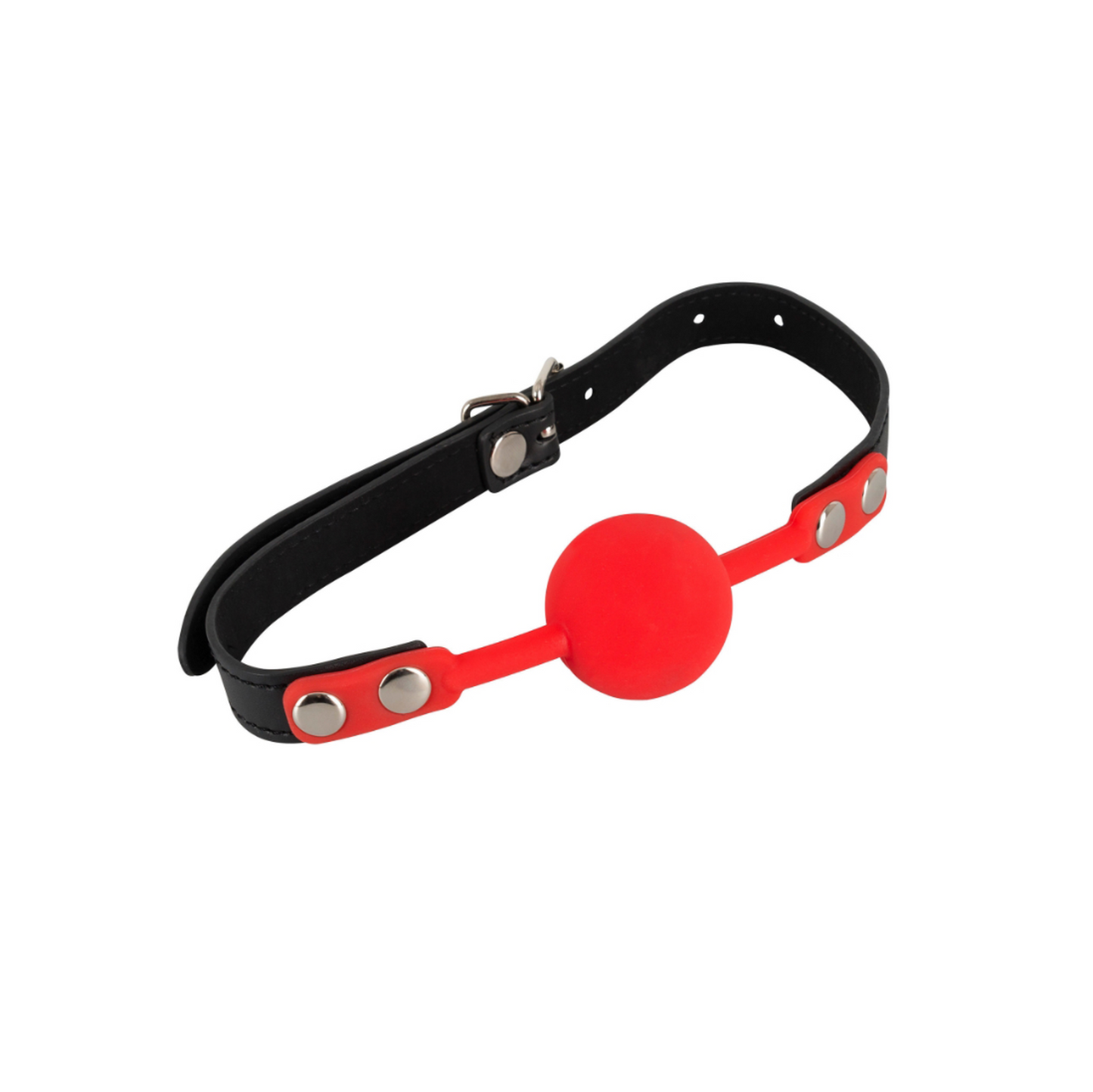 Bad Kitty Gag - Bâillon boule en silicone rouge