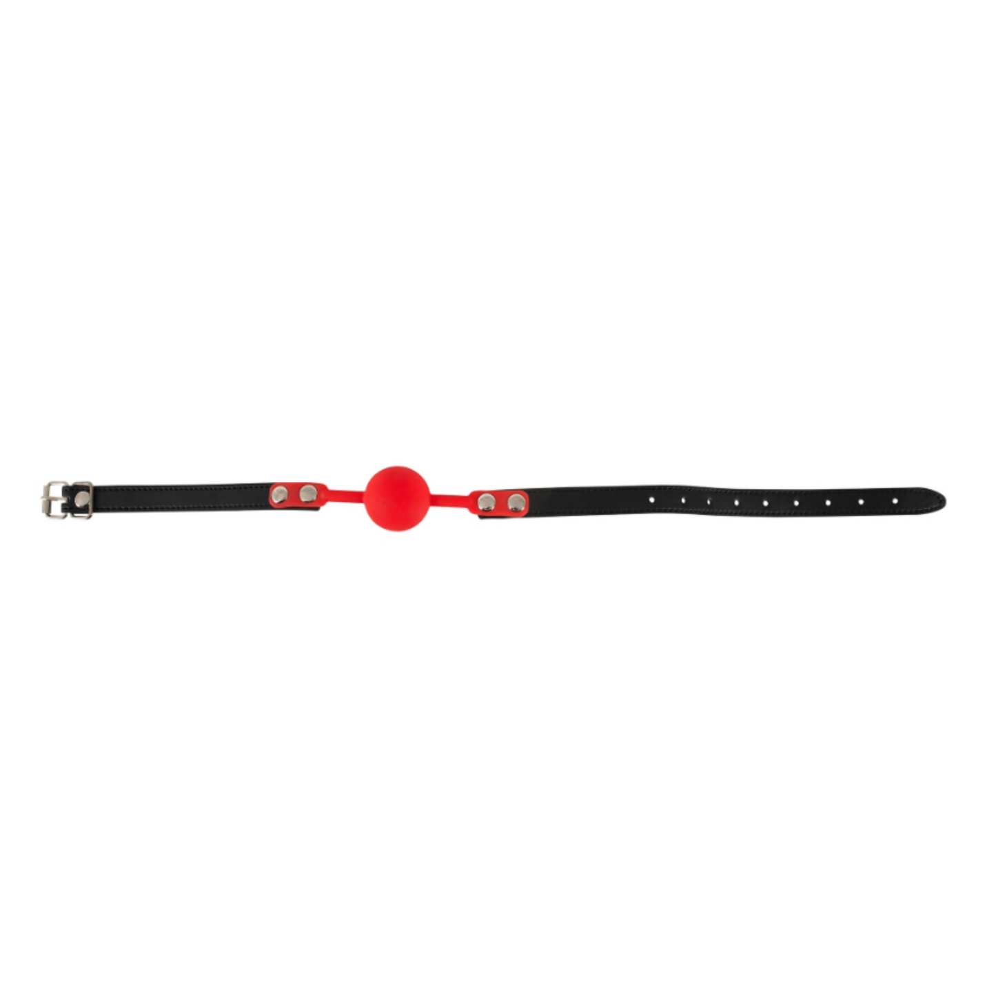 Bad Kitty Gag - Bâillon boule en silicone rouge