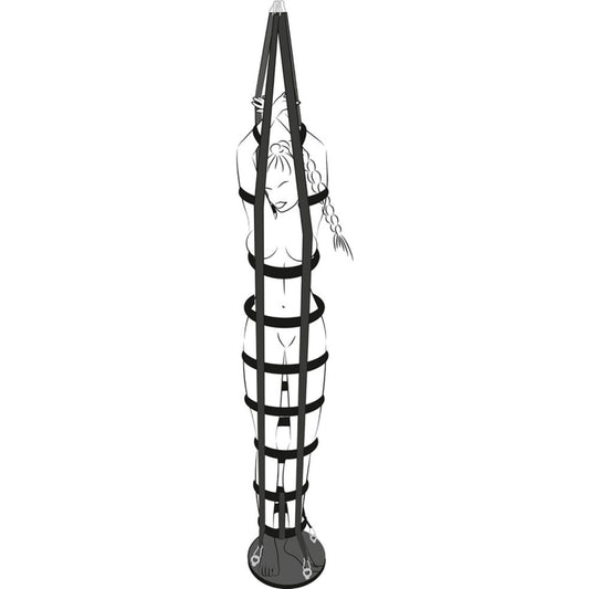 Bad Kitty Hanging Strap Cage – Cage suspendue à lanières BDSM
