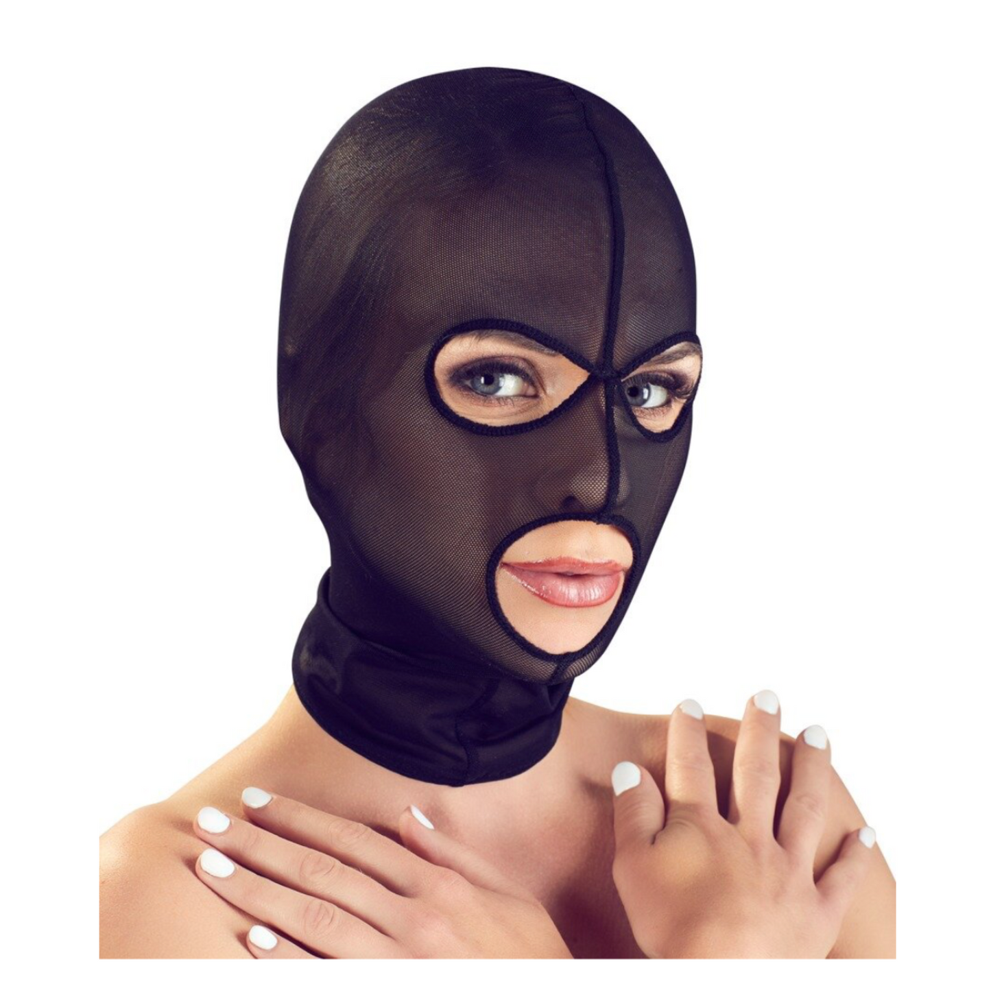 Bad Kitty Head Mask - Cagoule en résille powernet
