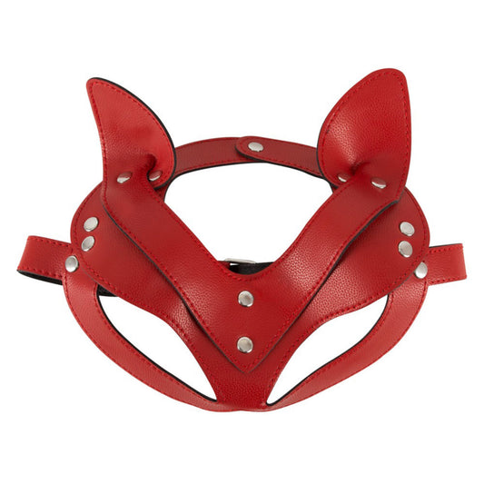 Bad Kitty Red Cat – Masque chat rouge en similicuir