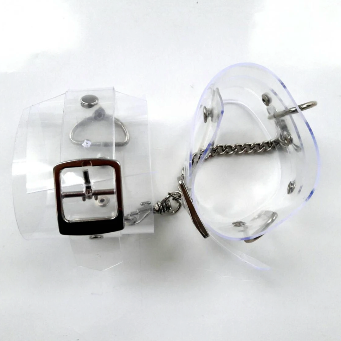 Bad Kitty Shackles – menottes transparentes réglables
