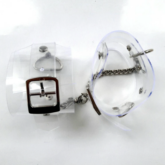 Bad Kitty Shackles – menottes transparentes réglables