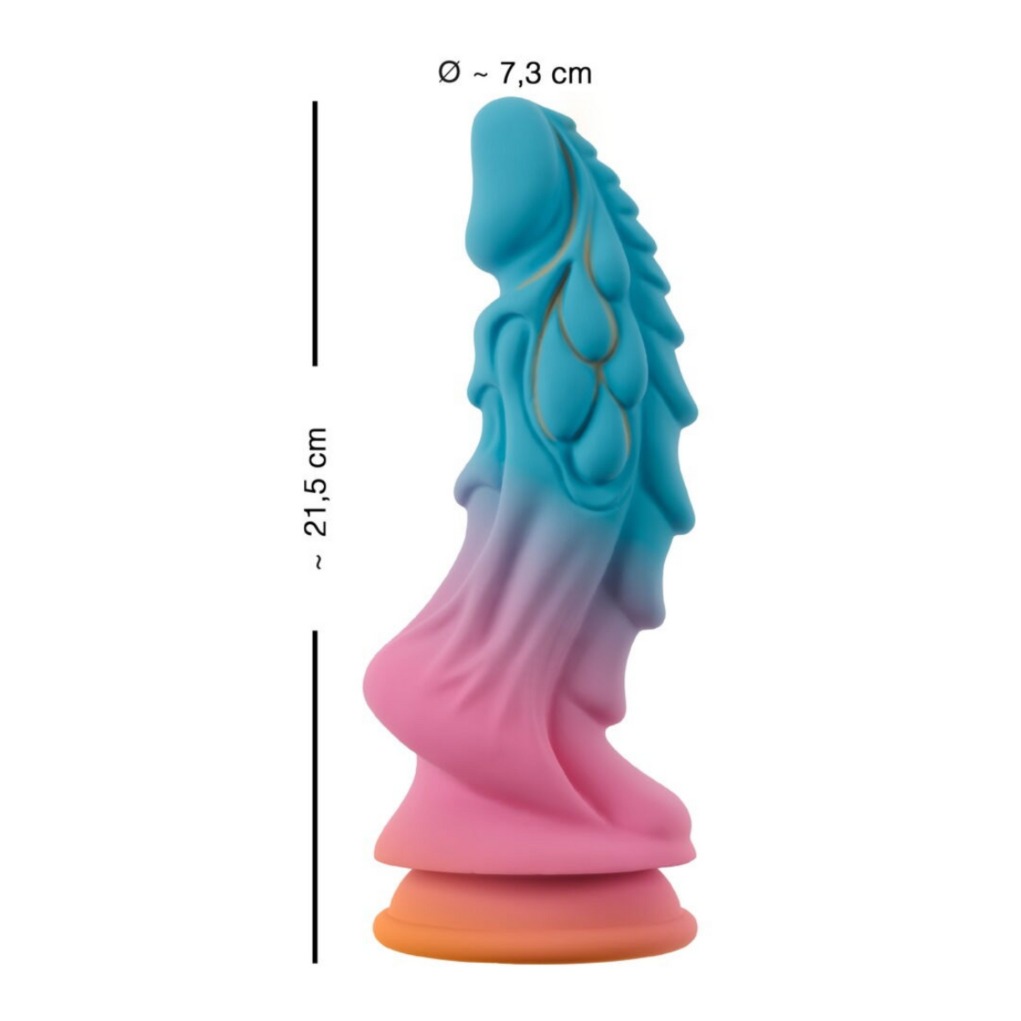 Beasty Cocks Mystic Dragon - Gode ventouse fantasie en silicone