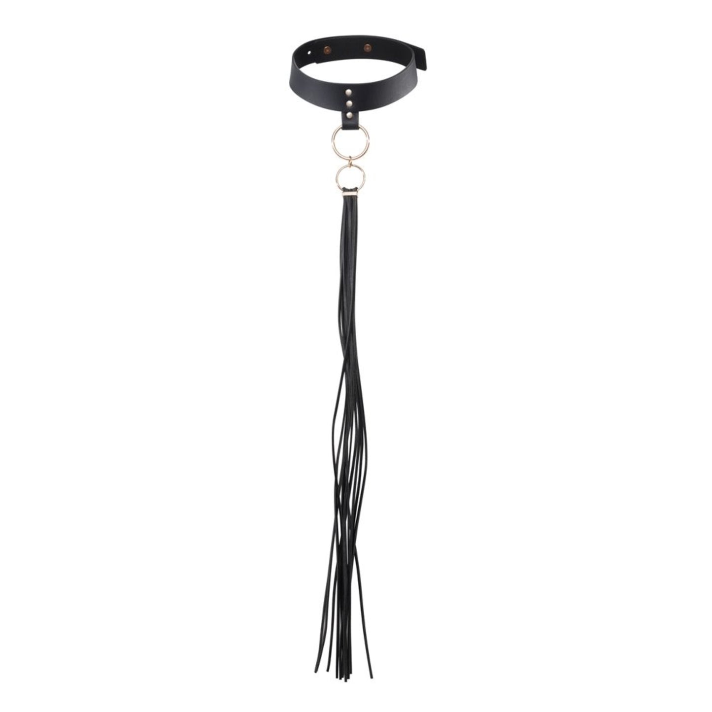 Bijoux Indiscrets MAZE – collier fouet 3 en 1 cuir vegan
