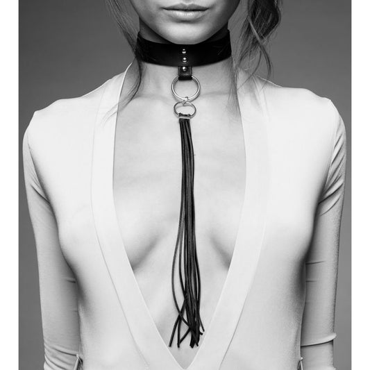 Bijoux Indiscrets MAZE – collier fouet 3 en 1 cuir vegan
