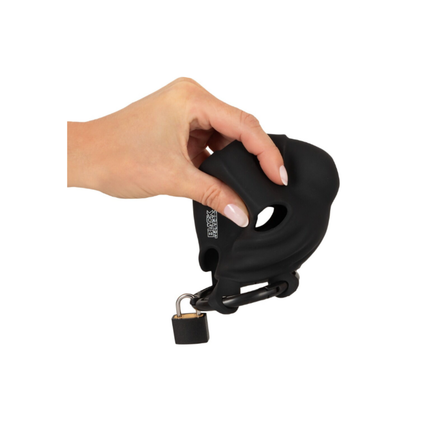 Black Velvets Cock & Ball Cage - Cage de chasteté pénis et testicules en silicone