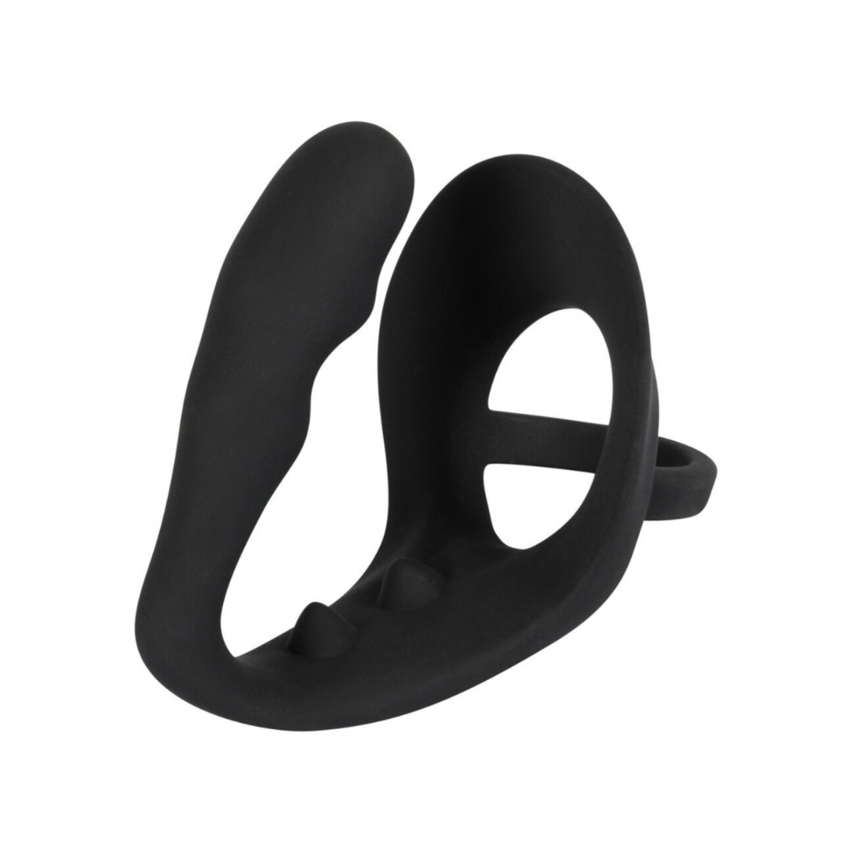 Black Velvets Ring & Plug - Anneau pénien et plug anal en silicone